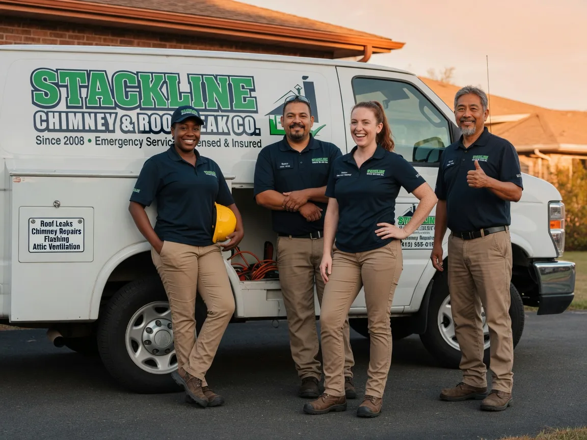 Chimney flashing repair company in Maynard, MA